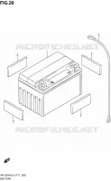 BATTERY for Suzuki BURGMAN 125 2014