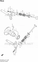 CAMSHAFT   VALVES for Suzuki BURGMAN 125 2014