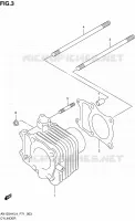 CYLINDER for Suzuki BURGMAN 125 2014