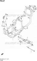FRAME for Suzuki BURGMAN 125 2014