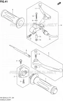 HANDGRIPS   LEVERS  for Suzuki BURGMAN 125 2014