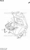 LEG SHIELD for Suzuki BURGMAN 125 2014