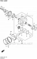 CRANKSHAFT for Suzuki BURGMAN 400 2016