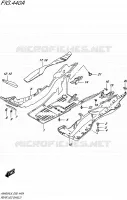 FOOTREST for Suzuki BURGMAN 400 2016