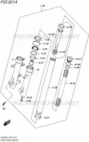 FRONT FORK for Suzuki BURGMAN 400 2016