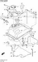 FUEL TANK for Suzuki BURGMAN 400 2016