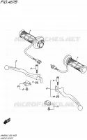 HANDGRIPS   LEVERS  (AN400ZAL6 E99) for Suzuki BURGMAN 400 2016