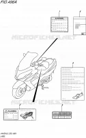 LABEL for Suzuki BURGMAN 400 2016
