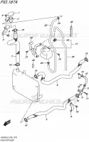 RADIATOR HOSE for Suzuki BURGMAN 400 2016