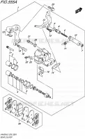 REAR CALIPER for Suzuki BURGMAN 400 2016