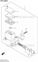 REAR MASTER CYLINDER for Suzuki BURGMAN 400 2016