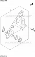 SWINGARM for Suzuki BURGMAN 400 2016