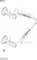 CAMSHAFT   VALVES for Suzuki BURGMAN 400 2014