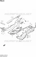 FOOTREST for Suzuki BURGMAN 400 2014