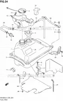 FUEL TANK for Suzuki BURGMAN 400 2014