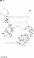GLOVE BOX for Suzuki BURGMAN 400 2014