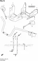 HANDLEBAR (AN400ZAL4 E99) for Suzuki BURGMAN 400 2014