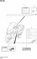 LABEL for Suzuki BURGMAN 400 2014
