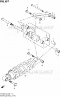 SHOCK ABSORBER LINKAGE for Suzuki BURGMAN 400 2014