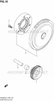 STARTER MOTOR CLUTCH for Suzuki BURGMAN 400 2014