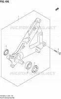 SWINGARM for Suzuki BURGMAN 400 2014