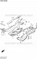 FOOTREST for Suzuki BURGMAN 400 2015