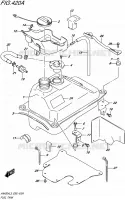 FUEL TANK for Suzuki BURGMAN 400 2015