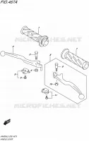 HANDGRIPS   LEVERS  (AN400AL5 E99) for Suzuki BURGMAN 400 2015