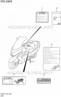 LABEL for Suzuki BURGMAN 400 2015