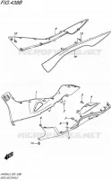 LOWER FAIRING (AN400ZAL5 E99) for Suzuki BURGMAN 400 2015