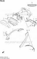 BACKREST for Suzuki BURGMAN 650 2014