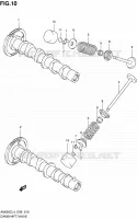 CAMSHAFT   VALVES for Suzuki BURGMAN 650 2014