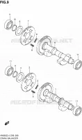 CRANK BALANCER for Suzuki BURGMAN 650 2014