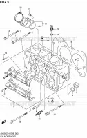 CYLINDER HEAD for Suzuki BURGMAN 650 2014