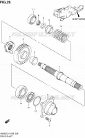 DRIVE SHAFT for Suzuki BURGMAN 650 2014
