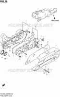 FINAL GEAR CASE for Suzuki BURGMAN 650 2014