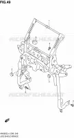 FOOTREST BRACE for Suzuki BURGMAN 650 2014