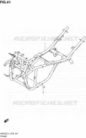FRAME for Suzuki BURGMAN 650 2014