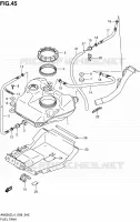 FUEL TANK for Suzuki BURGMAN 650 2014