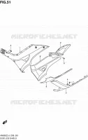 LOWER FAIRING for Suzuki BURGMAN 650 2014