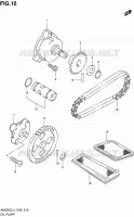 OIL PUMP for Suzuki BURGMAN 650 2014