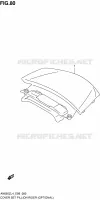 REAR CENTRAL FAIRING (OPTIONAL) for Suzuki BURGMAN 650 2014