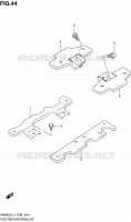 REAR FOOTRESTS for Suzuki BURGMAN 650 2014