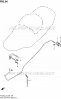 SEAT LOCK for Suzuki BURGMAN 650 2014