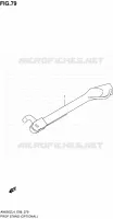 SIDE STAND (OPTIONAL) for Suzuki BURGMAN 650 2014