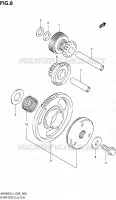 STARTER MOTOR CLUTCH for Suzuki BURGMAN 650 2014