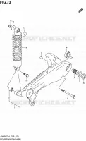 SWINGARM for Suzuki BURGMAN 650 2014