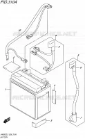 BATTERY for Suzuki BURGMAN 650 2015