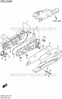 FINAL GEAR CASE for Suzuki BURGMAN 650 2015