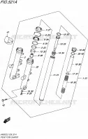 FRONT FORK for Suzuki BURGMAN 650 2015